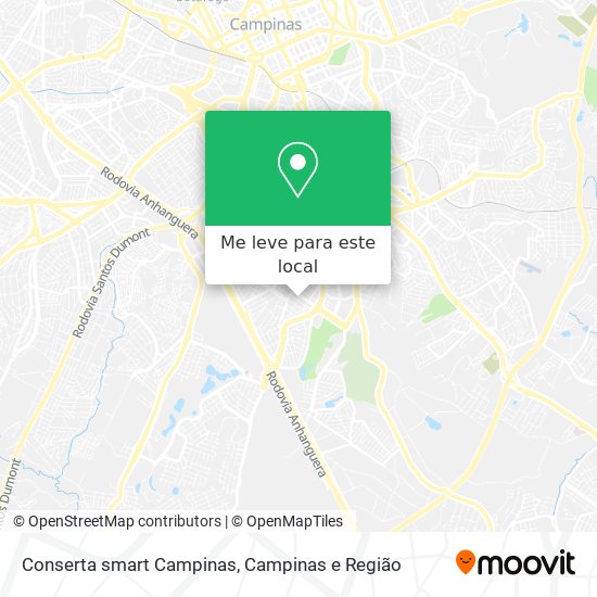 Conserta smart Campinas mapa