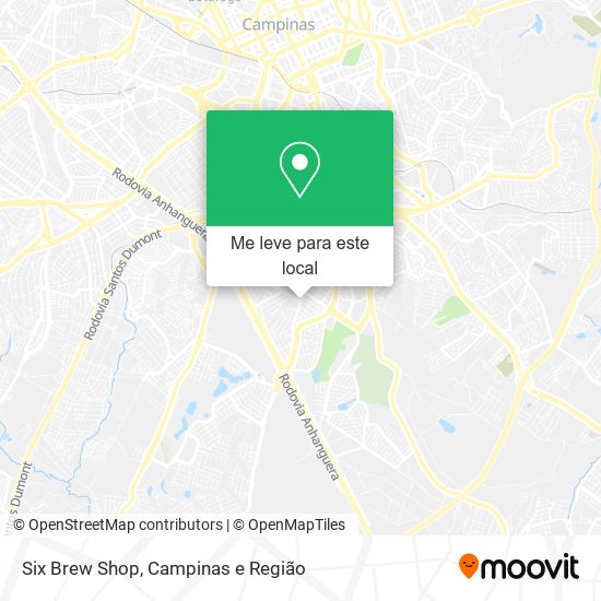 Six Brew Shop mapa