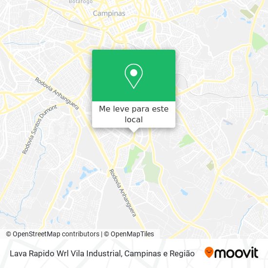 Lava Rapido Wrl Vila Industrial mapa