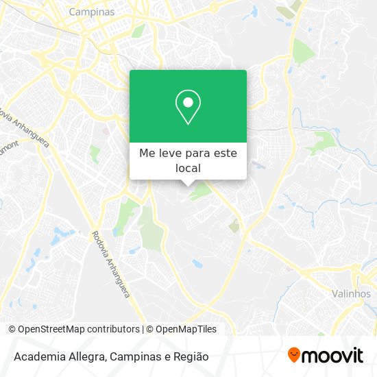 Academia Allegra mapa
