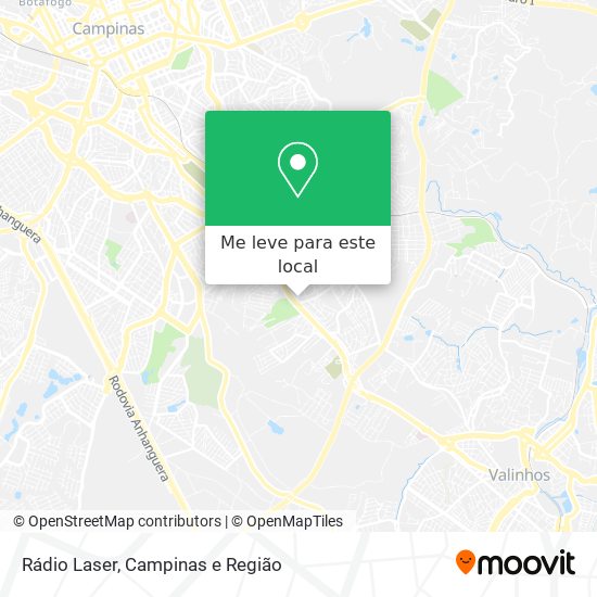 Rádio Laser mapa