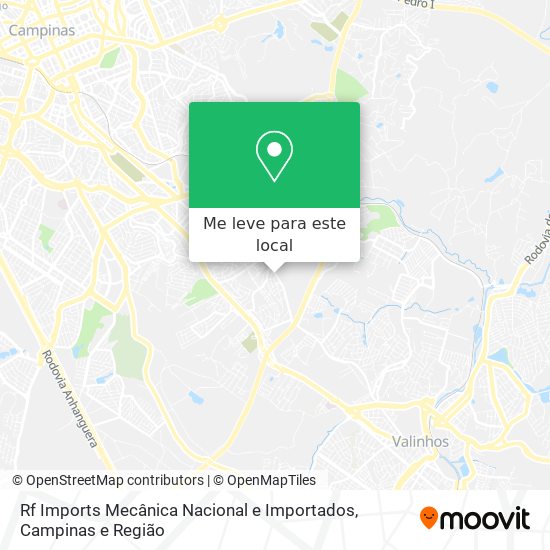 Rf Imports Mecânica Nacional e Importados mapa
