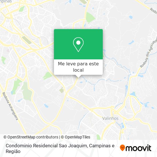 Condominio Residencial Sao Joaquim mapa