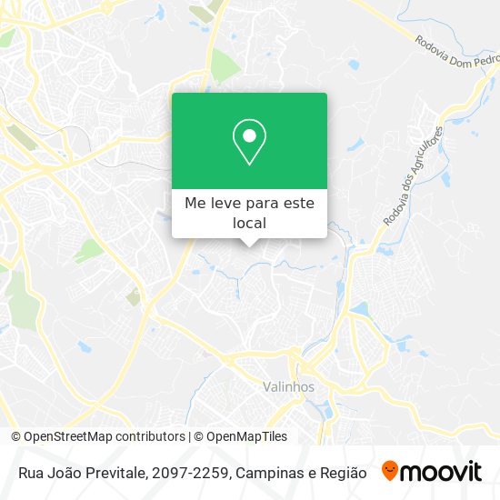 Rua João Previtale, 2097-2259 mapa