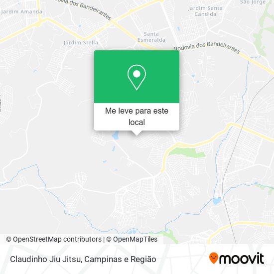 Claudinho Jiu Jitsu mapa