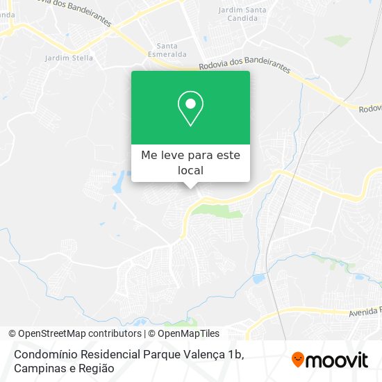 Condomínio Residencial Parque Valença 1b mapa