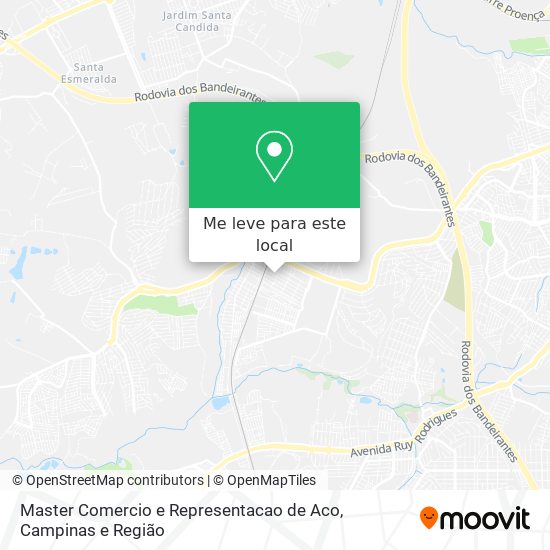 Master Comercio e Representacao de Aco mapa