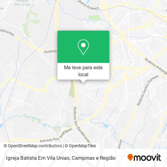 Igreja Batista Em Vila Uniao mapa