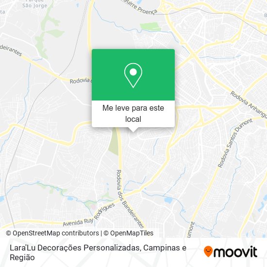 Lara'Lu Decorações Personalizadas mapa