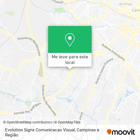 Evolution Signs Comunicacao Visual mapa