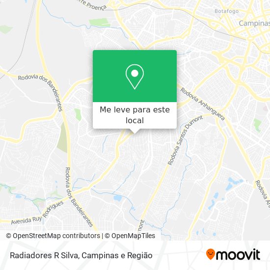 Radiadores R Silva mapa