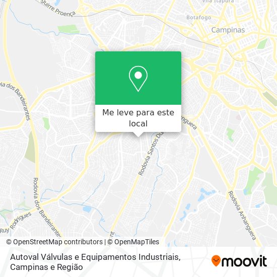 Autoval Válvulas e Equipamentos Industriais mapa