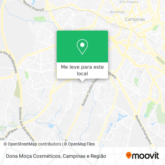 Dona Moça Cosméticos mapa