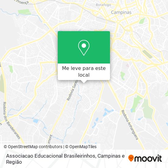 Associacao Educacional Brasileirinhos mapa
