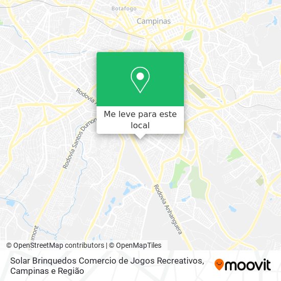 Solar Brinquedos Comercio de Jogos Recreativos mapa