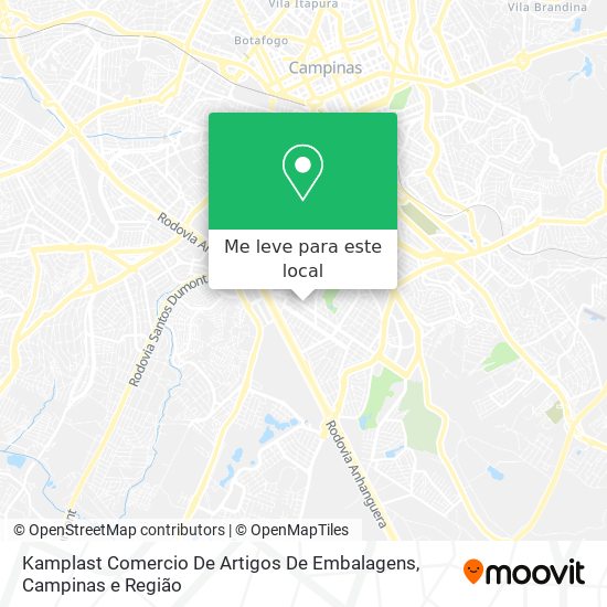 Kamplast Comercio De Artigos De Embalagens mapa