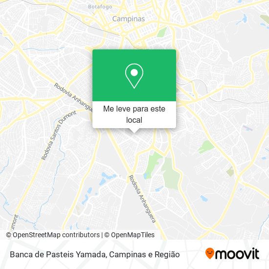 Banca de Pasteis Yamada mapa