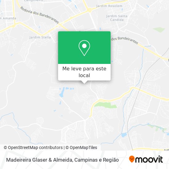 Madeireira Glaser & Almeida mapa