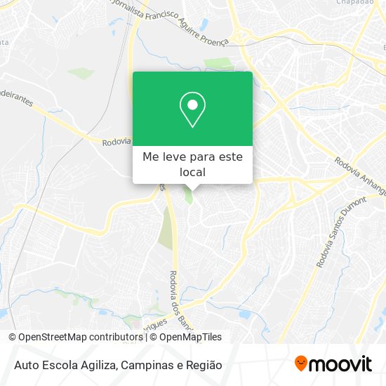 Auto Escola Agiliza mapa