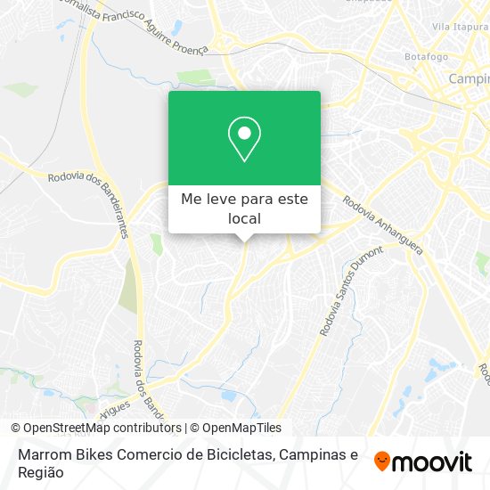 Marrom Bikes Comercio de Bicicletas mapa