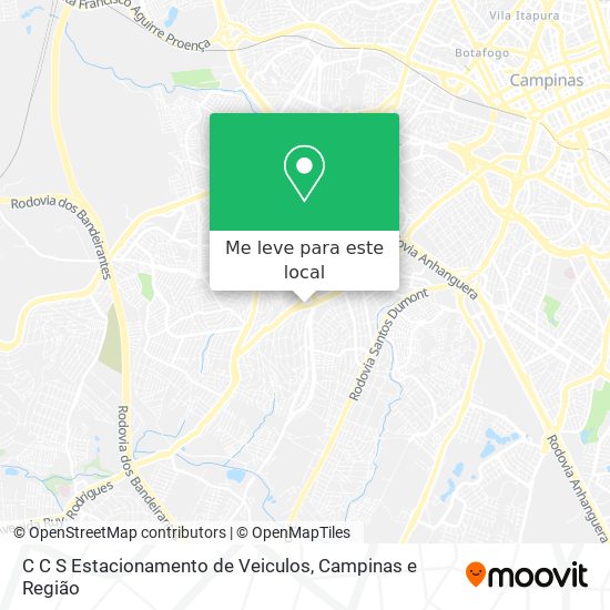 C C S Estacionamento de Veiculos mapa