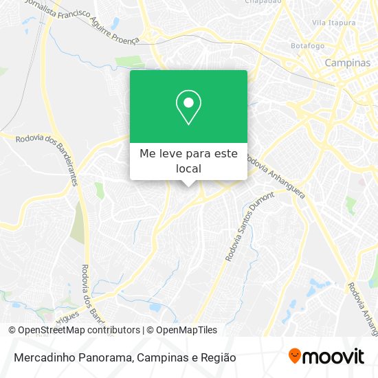 Mercadinho Panorama mapa