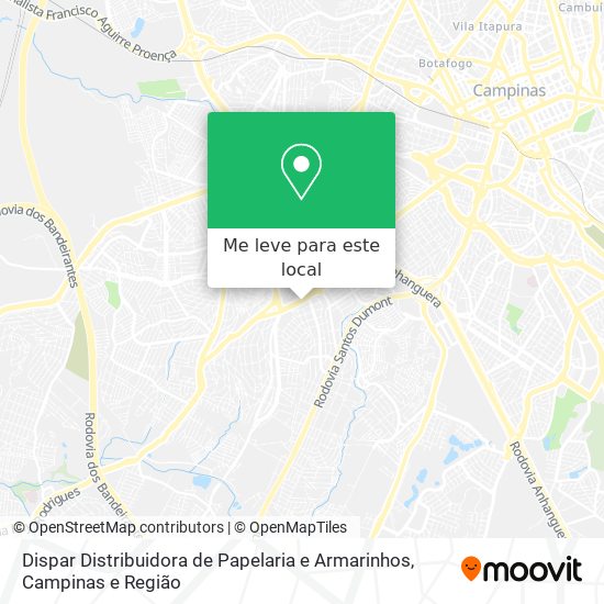 Dispar Distribuidora de Papelaria e Armarinhos mapa