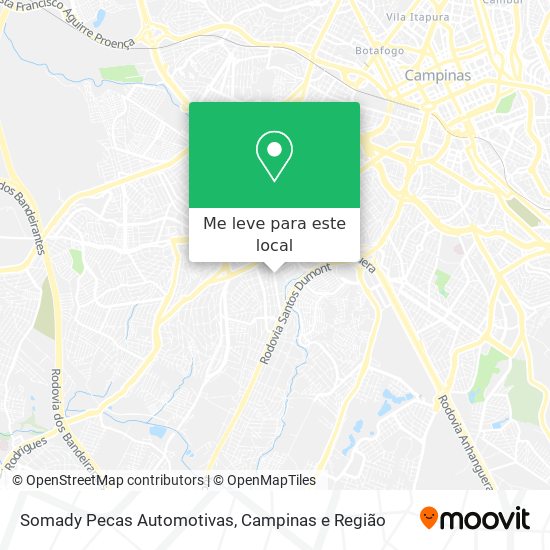 Somady Pecas Automotivas mapa