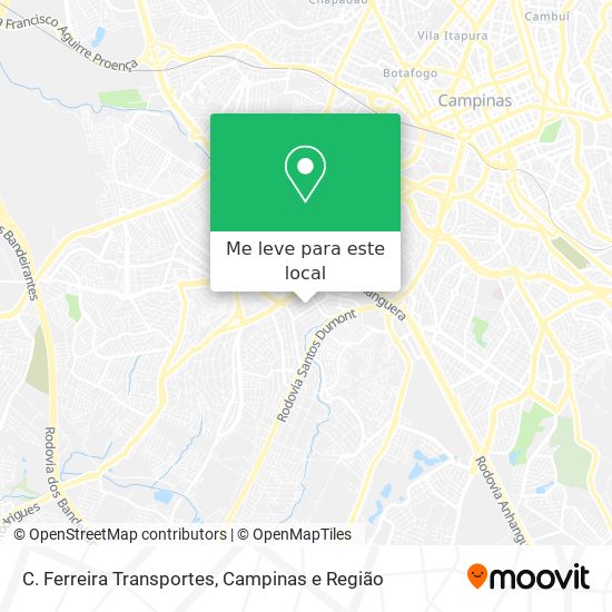 C. Ferreira Transportes mapa