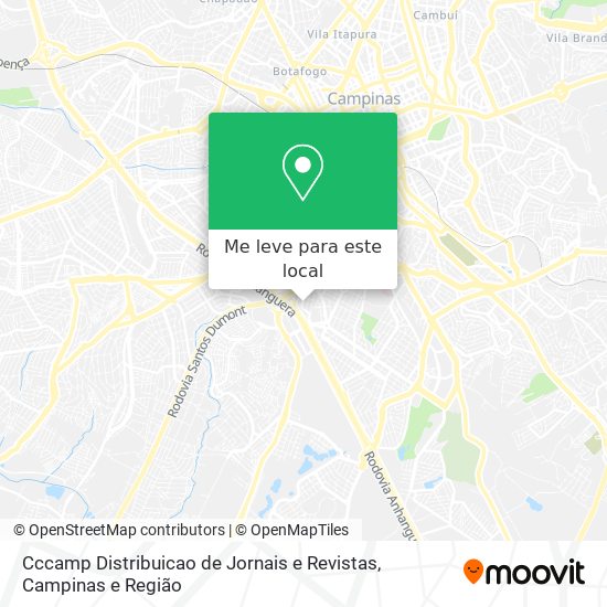 Cccamp Distribuicao de Jornais e Revistas mapa
