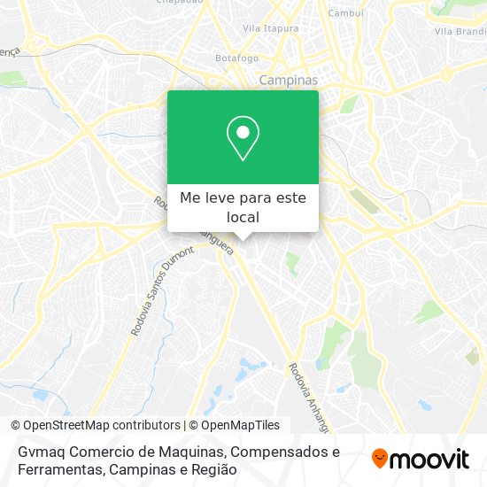 Gvmaq Comercio de Maquinas, Compensados e Ferramentas mapa