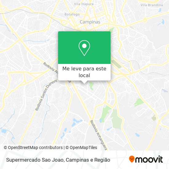 Supermercado Sao Joao mapa