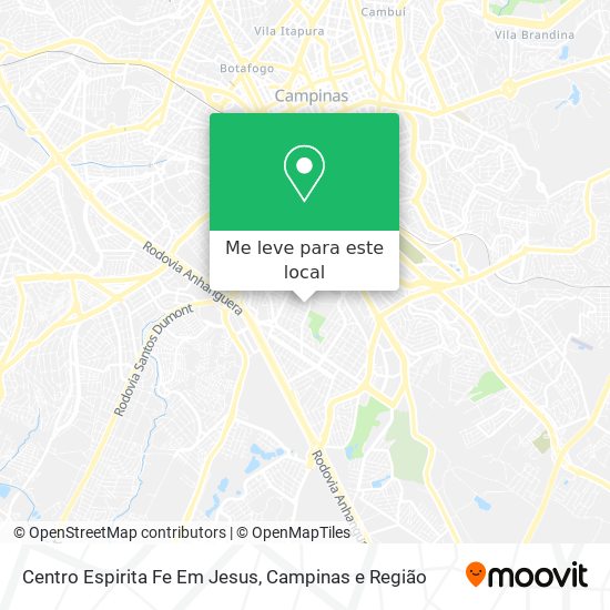 Centro Espirita Fe Em Jesus mapa
