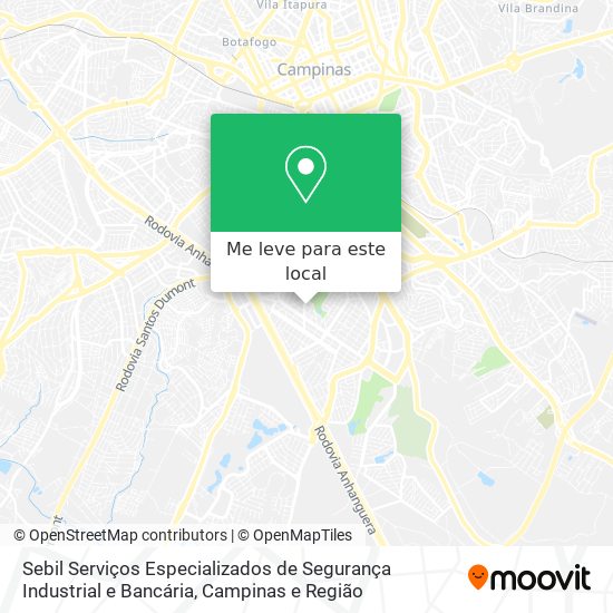 Sebil Serviços Especializados de Segurança Industrial e Bancária mapa