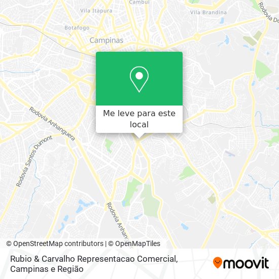 Rubio & Carvalho Representacao Comercial mapa