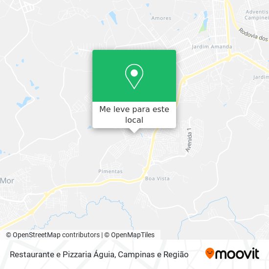 Restaurante e Pizzaria Águia mapa