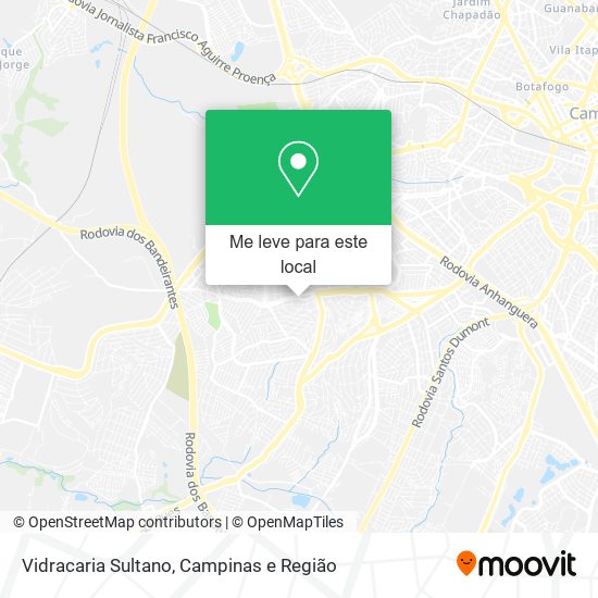 Vidracaria Sultano mapa