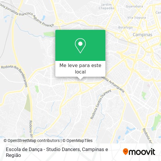 Escola de Dança - Studio Dancers mapa