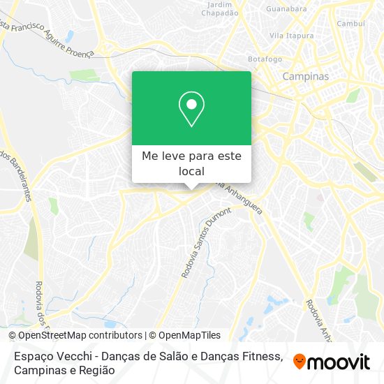 Espaço Vecchi - Danças de Salão e Danças Fitness mapa