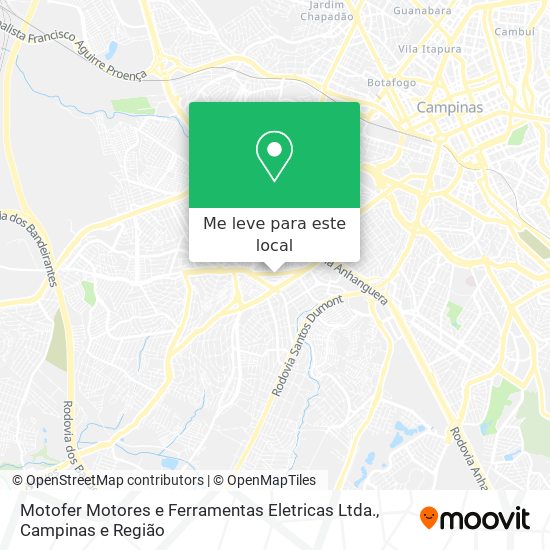 Motofer Motores e Ferramentas Eletricas Ltda. mapa