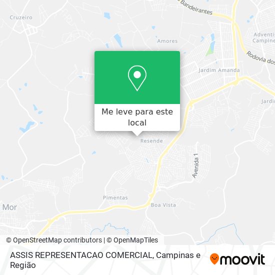 ASSIS REPRESENTACAO COMERCIAL mapa