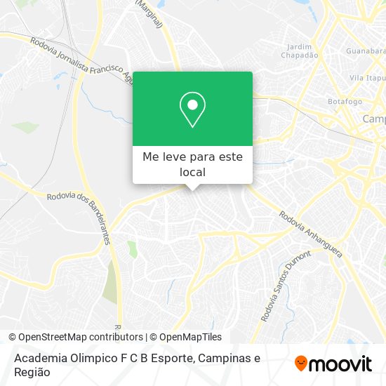 Academia Olimpico F C B Esporte mapa