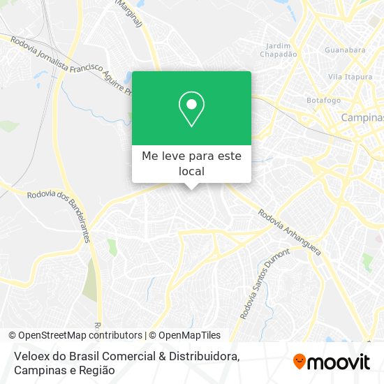 Veloex do Brasil Comercial & Distribuidora mapa