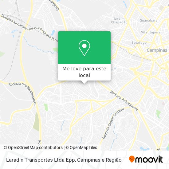 Laradin Transportes Ltda Epp mapa