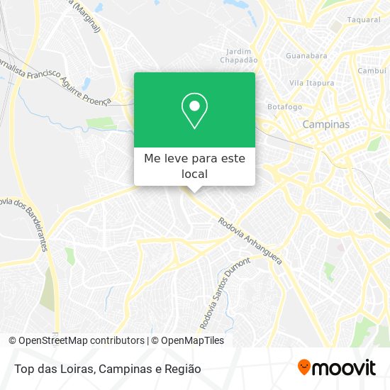 Top das Loiras mapa