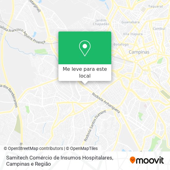 Samitech Comércio de Insumos Hospitalares mapa