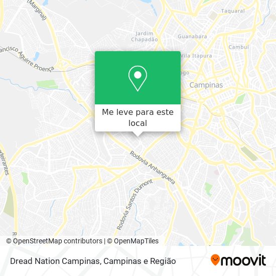 Dread Nation Campinas mapa