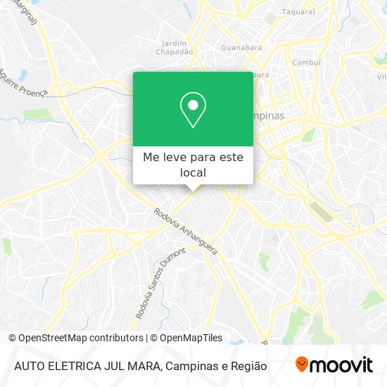 AUTO ELETRICA JUL MARA mapa