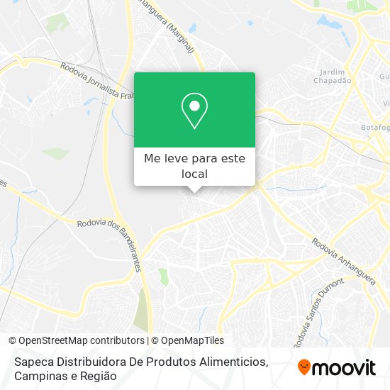 Sapeca Distribuidora De Produtos Alimenticios mapa