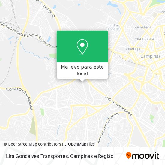 Lira Goncalves Transportes mapa